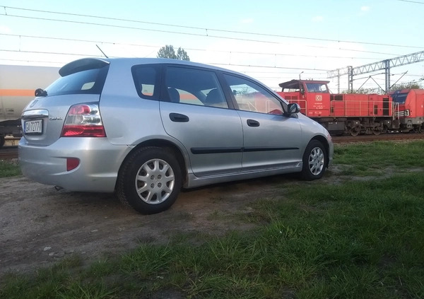 Honda Civic cena 7300 przebieg: 271000, rok produkcji 2004 z Sopot małe 631